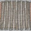 Fluffy Rug, Stormy Blue & Neutral Stripe, 37x35