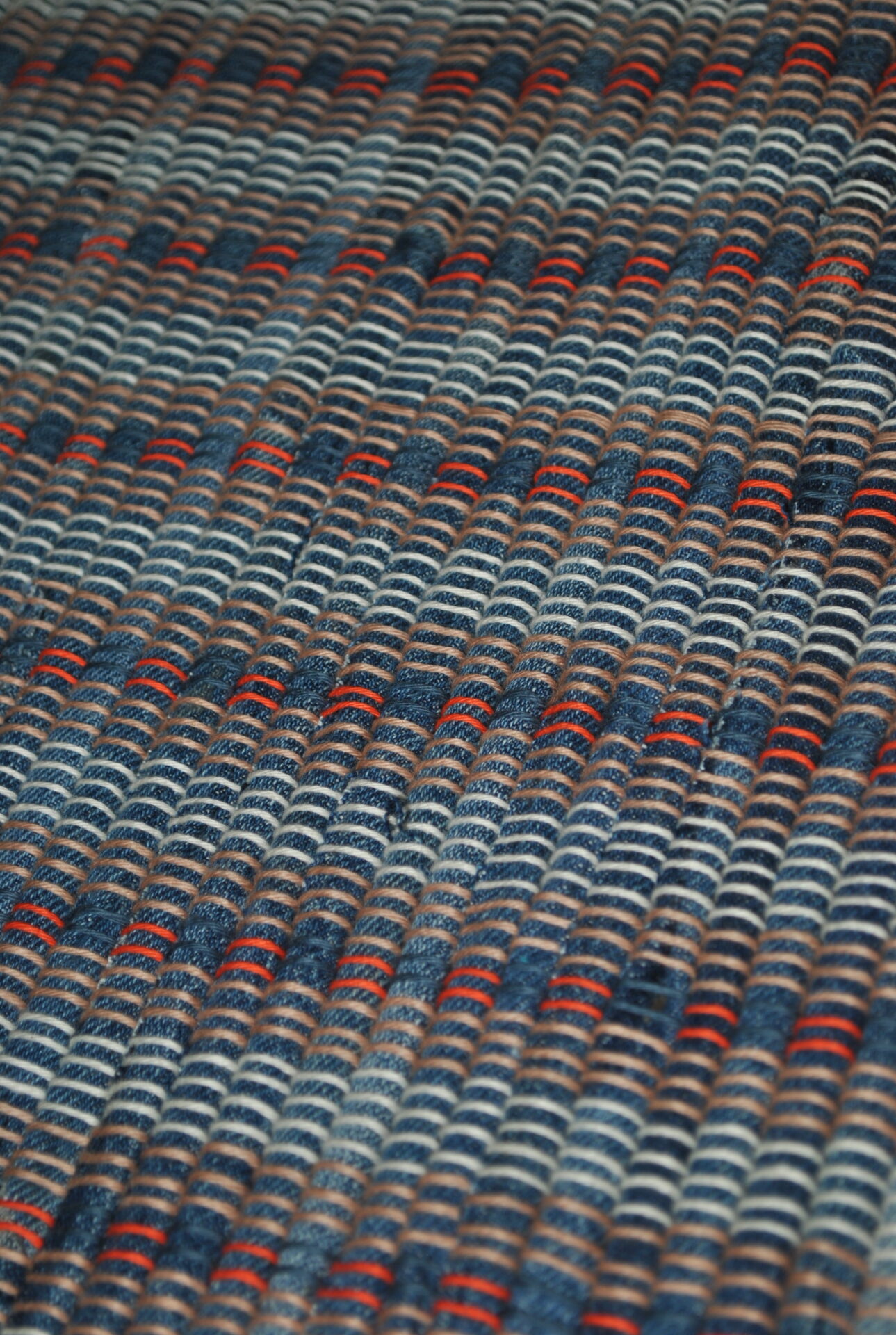 Denim Rug, Classic Blue, 35x32 - Image 3