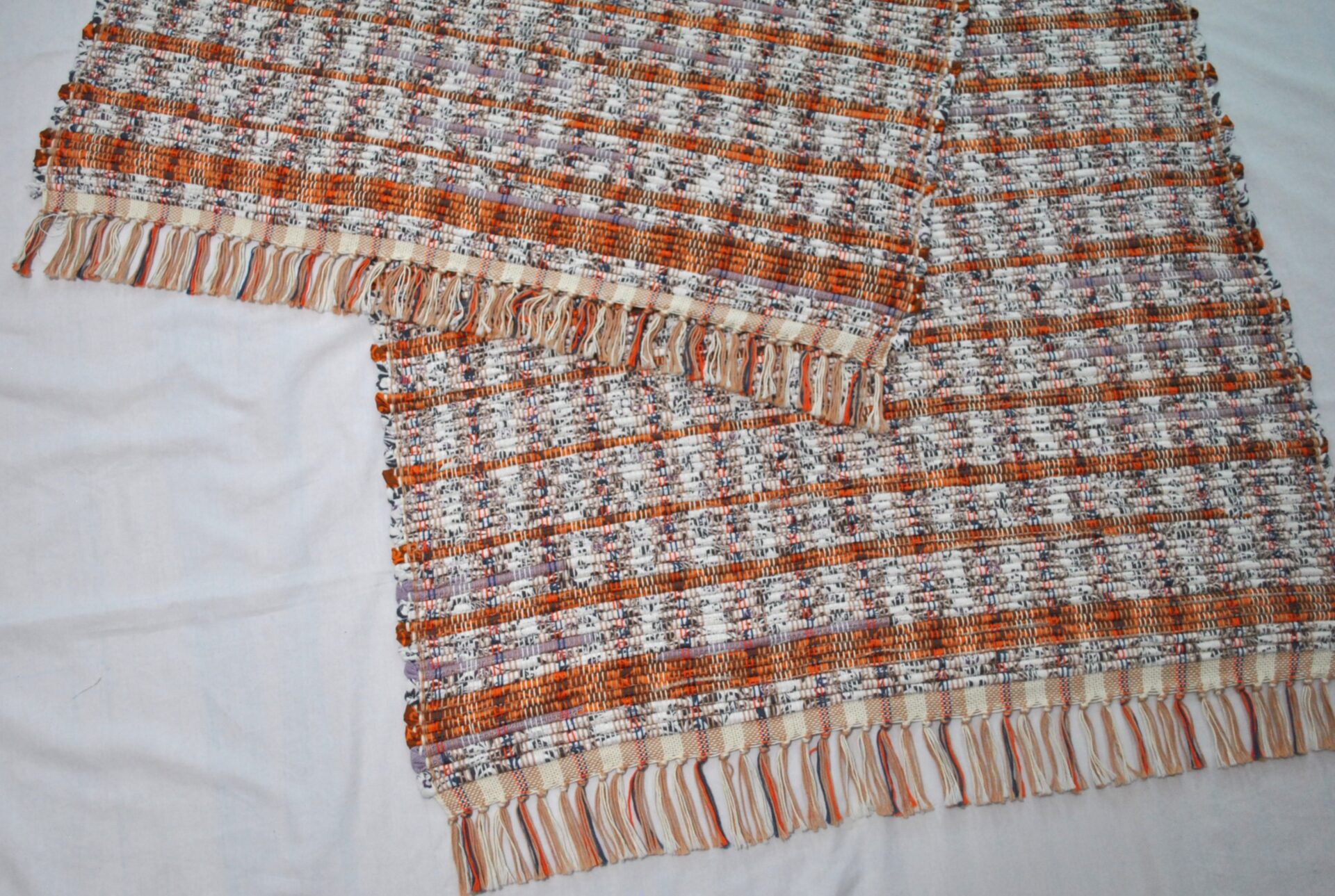 Cotton Rug, Creamsicle Dream, 105x31 - Image 7